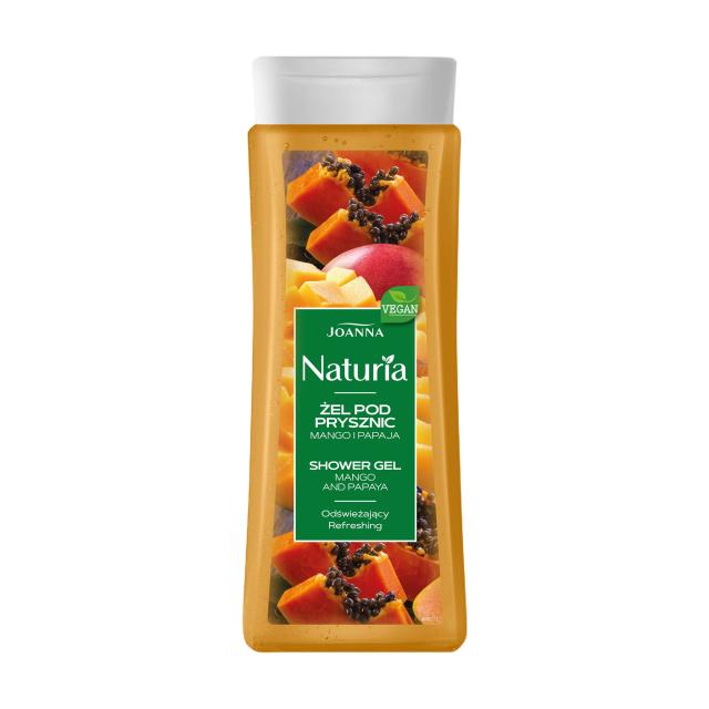 foto гель для душу joanna naturia shower gel манго та папайя, 300 мл