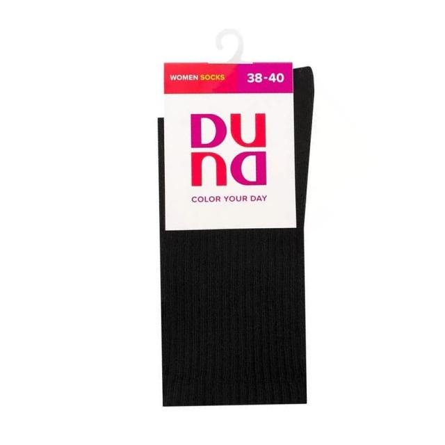 foto шкарпетки жіночі duna 3341 високі, чорні, розмір 21-23