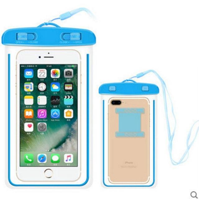 foto водонепроникний універсальний чохол arm and neck phone case (блакитний) 1163755