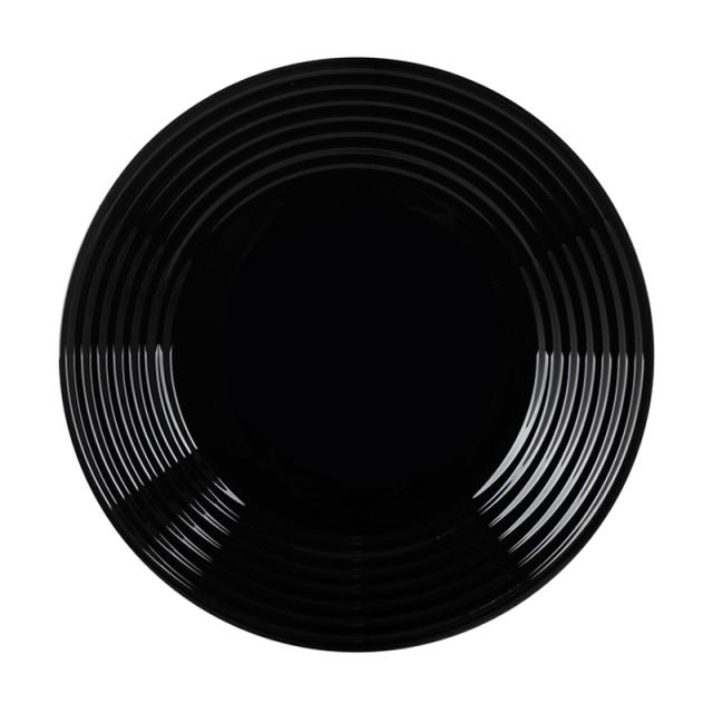 foto тарілка підставна luminarc harena чорна, 25 см (l7611)