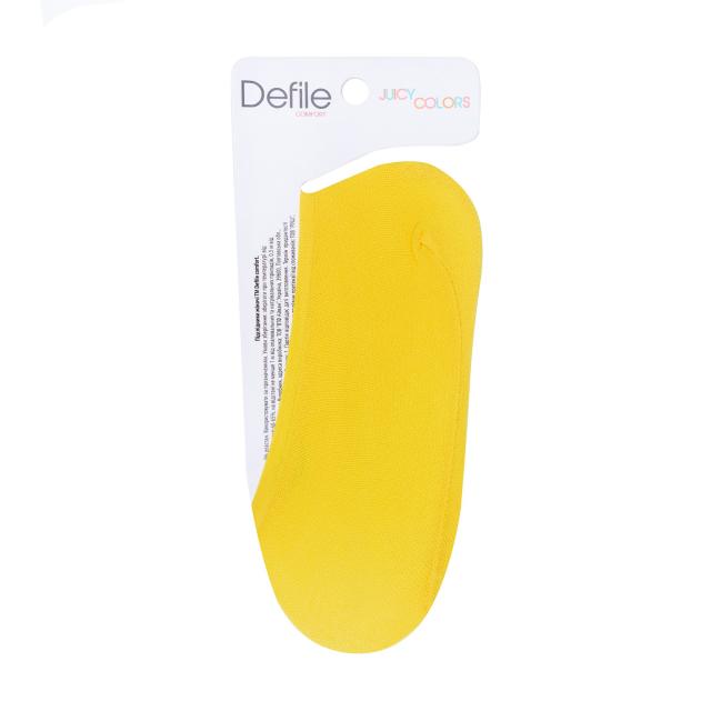 foto підслідники жіночі defile comfort juicy colors яскраво-жовті, універсальний розмір
