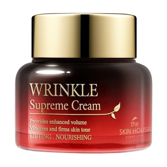 foto живильний крем для обличчя the skin house wrinkle supreme cream з женьшенем, 50 мл