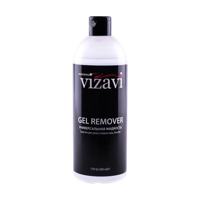 foto рідина для зняття гель-лаку vizavi professional gel remover, 500 мл