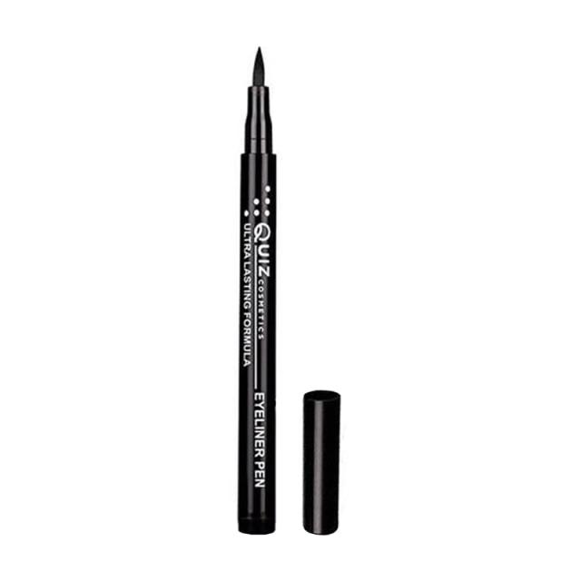 foto підводка-фломастер для очей quiz cosmetics eyeliner pen, black, 4 мл
