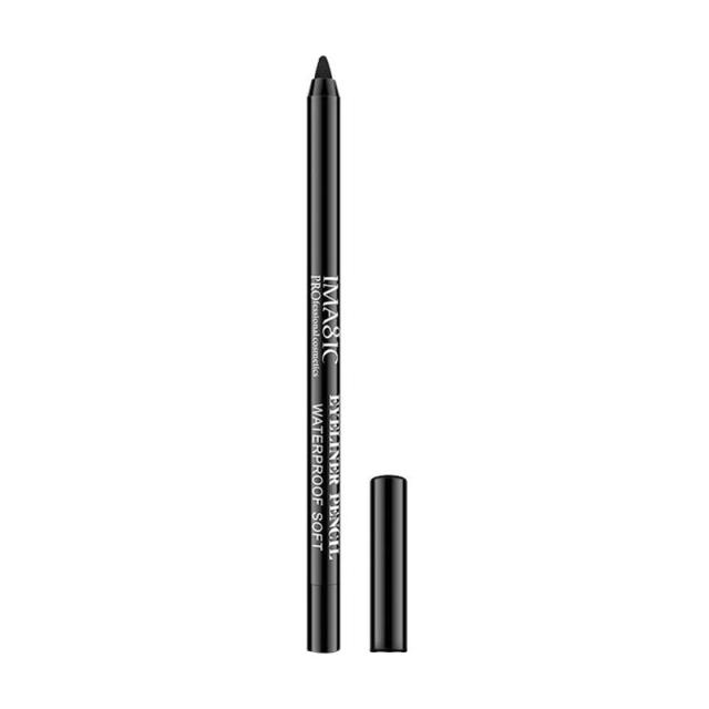 foto гелева підводка для очей imagic eyeliner pencil ey-308, чорна, 2 г