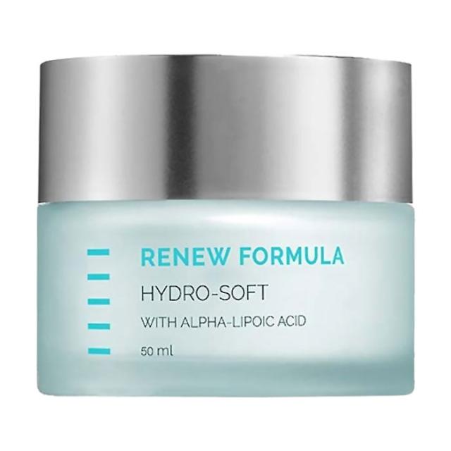 foto зволожувальний крем holy land cosmetics renew formula hydro-soft для нормальної та сухої шкіри обличчя, 50 мл