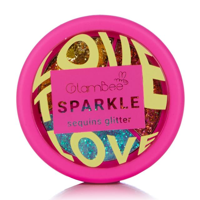 foto глітер для макіяжу glambee love to love sparkl 01, 1.5 г