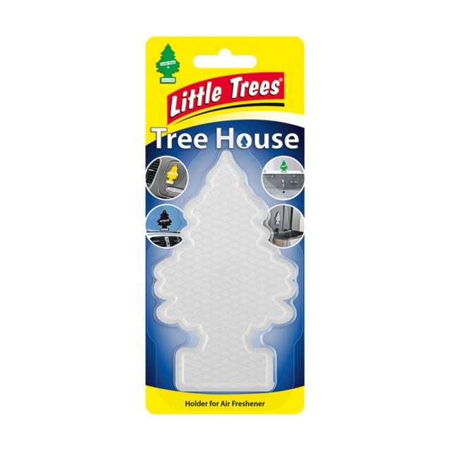 foto тримач ароматизатора для автомобіля little trees tree house прозорий, 1 шт