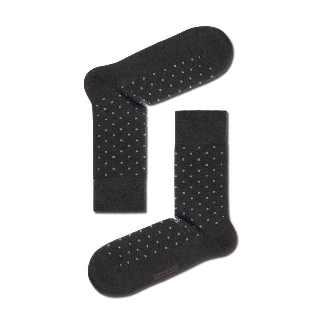 foto шкарпетки чоловічі diwari comfort 7с-26сп 040 класичні, темно-сірі, розмір 25