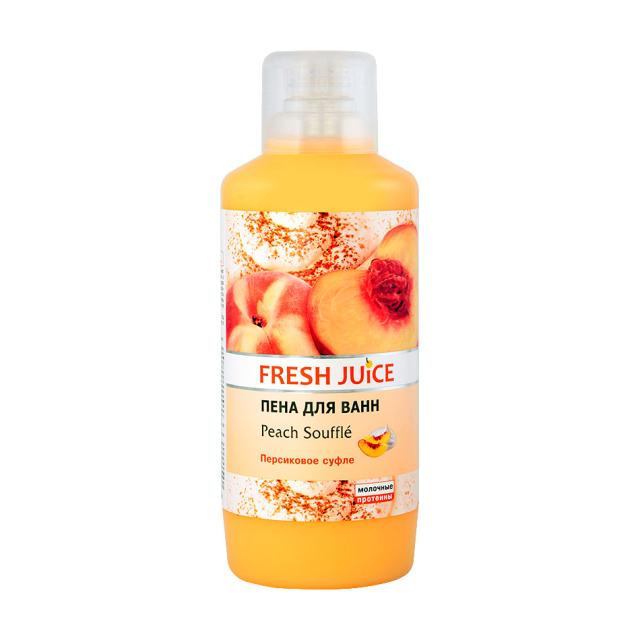 foto піна для ванн fresh juice персикове суфле, 1 л