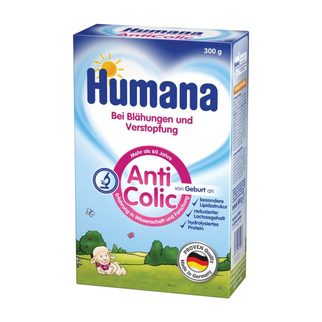 foto суха молочна суміш humana anticolik з пребіотиками, 300 г