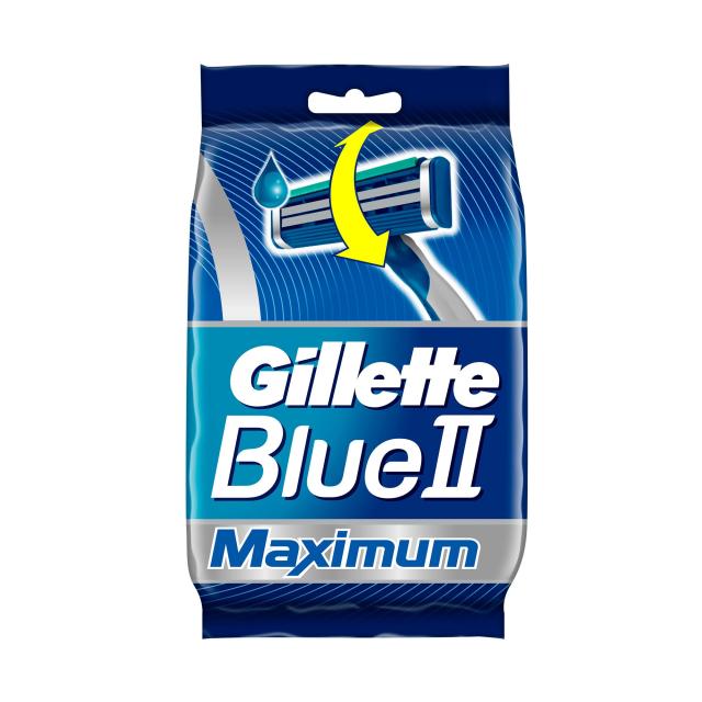 foto одноразові бритви gillette blue ii maximum чоловічі, 4 шт
