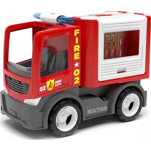 foto наземна спецтехніка igracek multigo single fire multibox пожарная машина (27081)