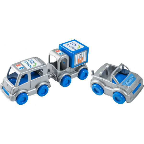 foto базовий ігровий транспорт для малюка tigres машинки "kid cars" поліцейський (39548)