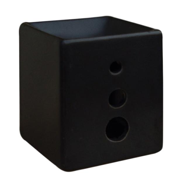 foto аромалампа ароматика куб, чорна