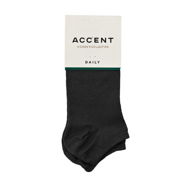 foto шкарпетки жіночі акцент 10885 розмір 23-25, чорні