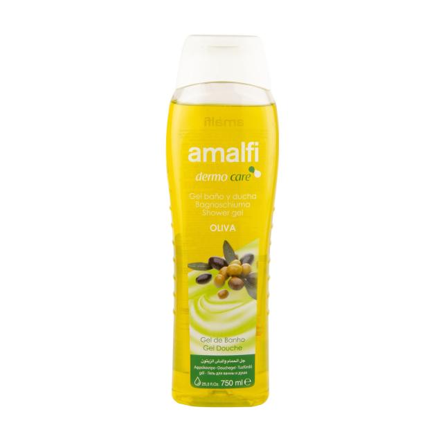 foto гель для душу та ванни amalfi skin з екстрактом оливкової олії, 750 мл