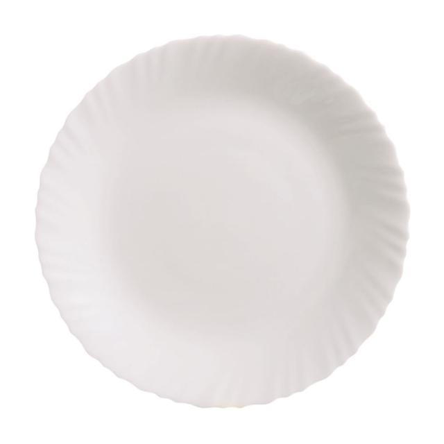 foto тарілка обідня luminarc feston біла, 25 см (p2280)