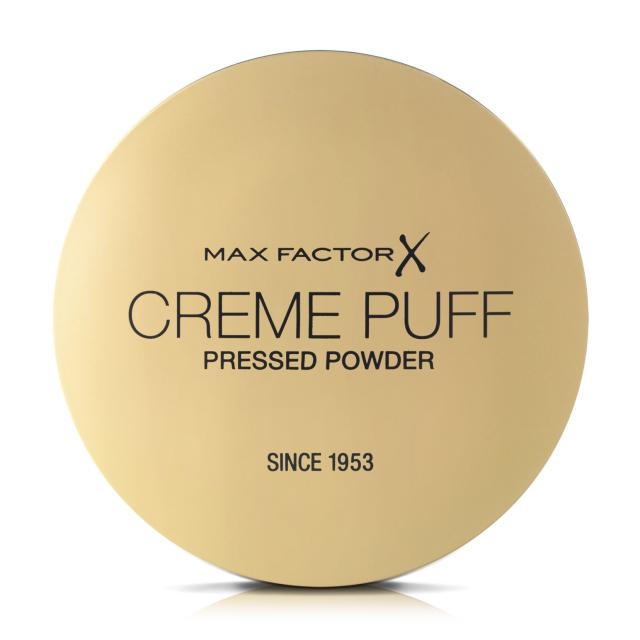 foto компактна пудра для обличчя max factor creme puff pressed powder, 50 natural, 21 г