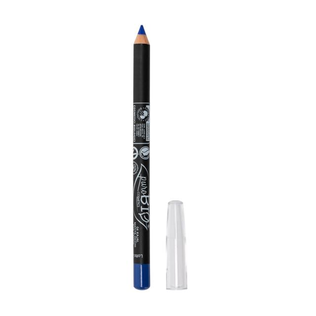foto олівець для очей purobio cosmetics kajal eyeliner pencil 04 electric blue, 1.3 г