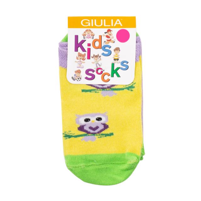foto шкарпетки дитячі giulia kss komplekt-002 calzino, yellow/lilac, розмір 20 (2 пари)