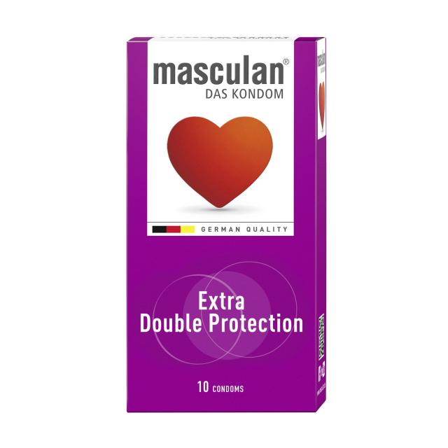 foto презервативи masculan extra double protection, 10 шт