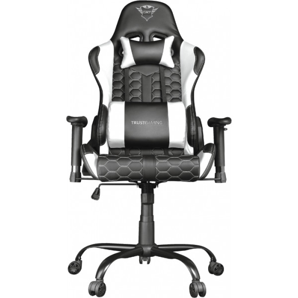 foto крісло для геймерів trust gxt 708w resto gaming chair white (24434)