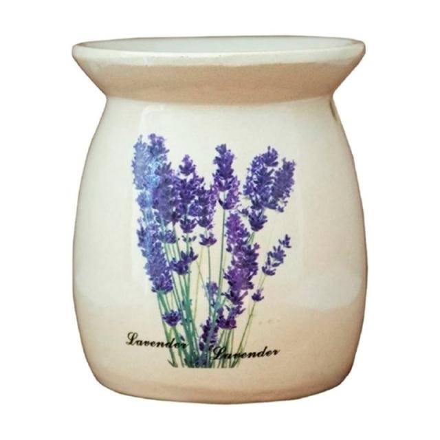 foto аромалампа ароматика ваза, лаванда, біла