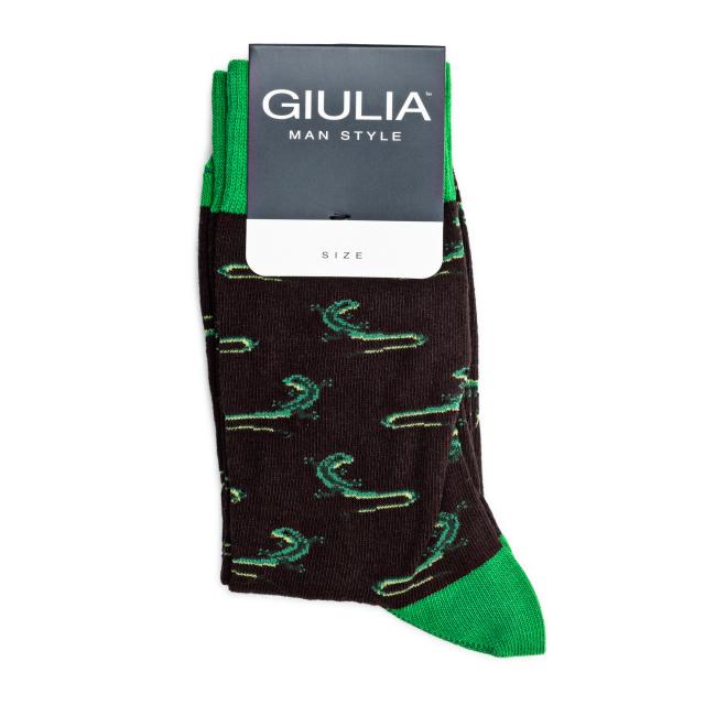 foto шкарпетки чоловічі giulia msl-020 calzino brown р.43-46