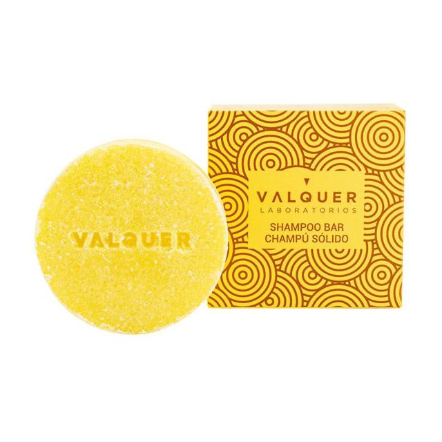 foto твердий шампунь valquer shampoo bar для всіх типів волосся, з екстрактом лимону та кориці, 50 г