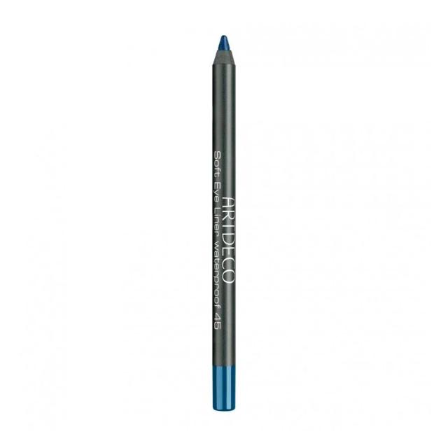 foto олівець для очей artdeco soft waterproof eyeliner pencil 45 cornflower blue 1.2 г
