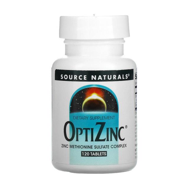 foto харчова добавка в таблетках source naturals optizinc, 120 шт
