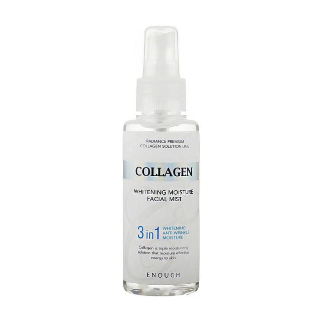 foto відбілювальний міст для обличчя enough collagen whitening moisture facial mist 3 in 1 з колагеном, 100 мл