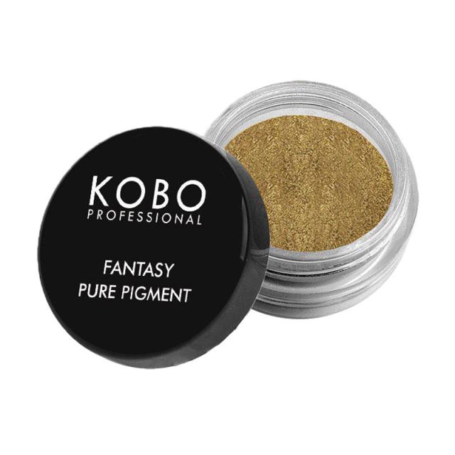 foto пігмент для повік kobo professional fantasy pure pigment 121 old gold, 1.1 г