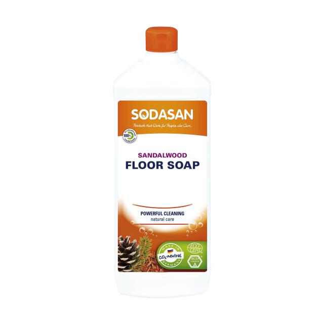 foto органічний універсальний мийний засіб для підлоги sodasan, 1 л