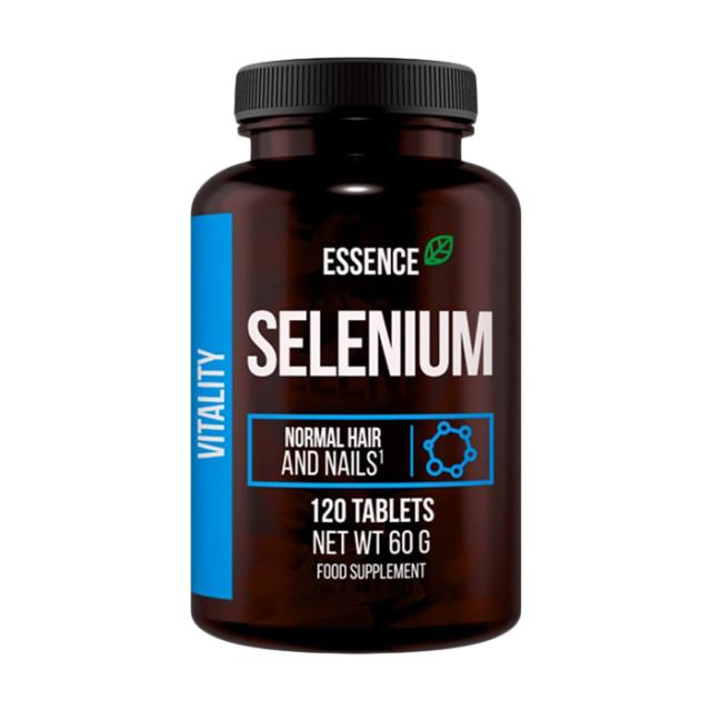 foto харчова добавка мінерали в таблетках essence nutrition vitality selenium селен, 120 шт