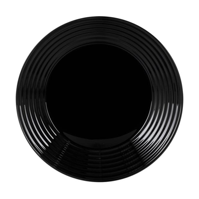 foto тарілка супова luminarc harena чорна, 23 см (l7610)