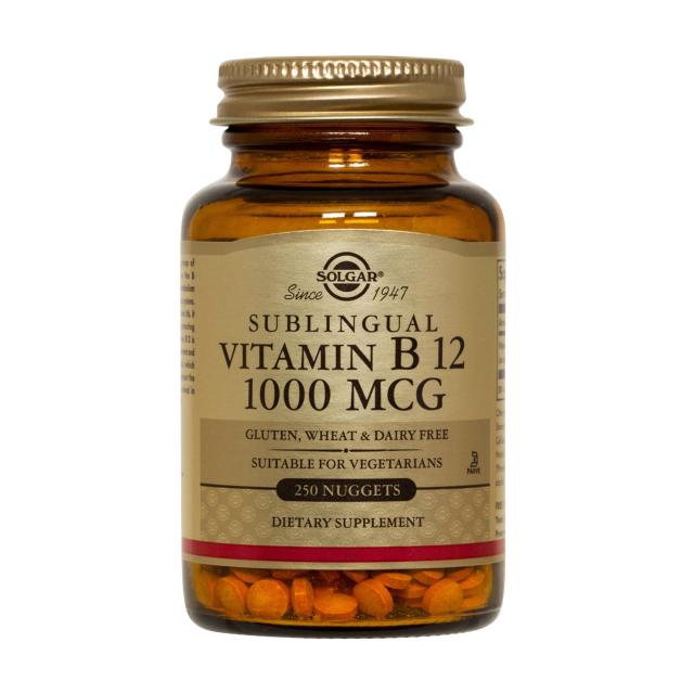 foto харчова добавка вітаміни в таблетках solgar sublingual vitamin b12 1000 мкг, 250 шт