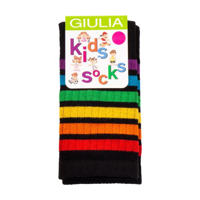 foto дитячі  гольфи з смужками giulia kg-002 gambaletto, black, розмір 18