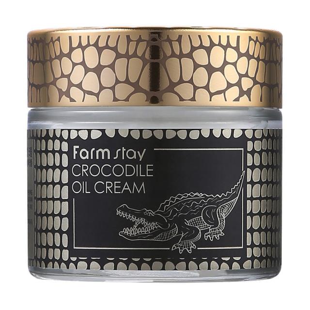 foto крем для обличчя farmstay crocodile oil cream з жиром крокодила, 70 мл