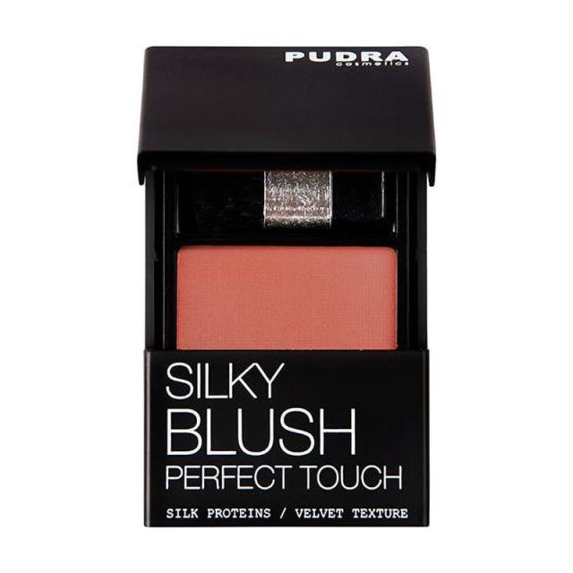 foto компактні рум'яна для обличчя pudra cosmetics perfect touch silky blush 05, 4.2 г