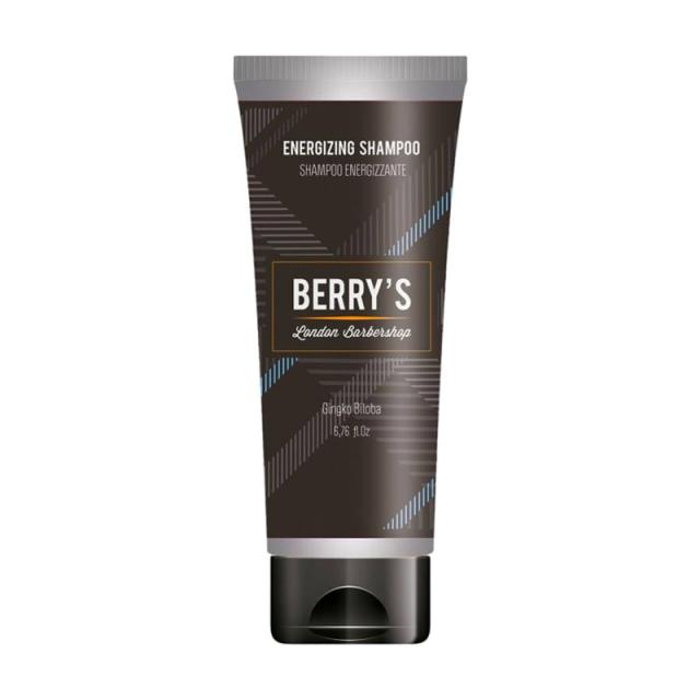 foto шампунь для волосся brelil professional berry's energizing shampoo, 200 мл