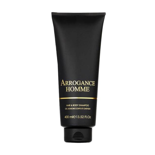 foto парфумований шампунь для волосся та тіла arrogance pour homme чоловічий, 400 мл