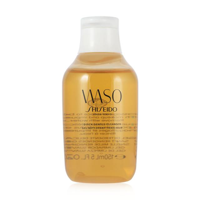 foto очищувальний гель для вмивання shiseido waso quick gentle cleanser, 150 мл