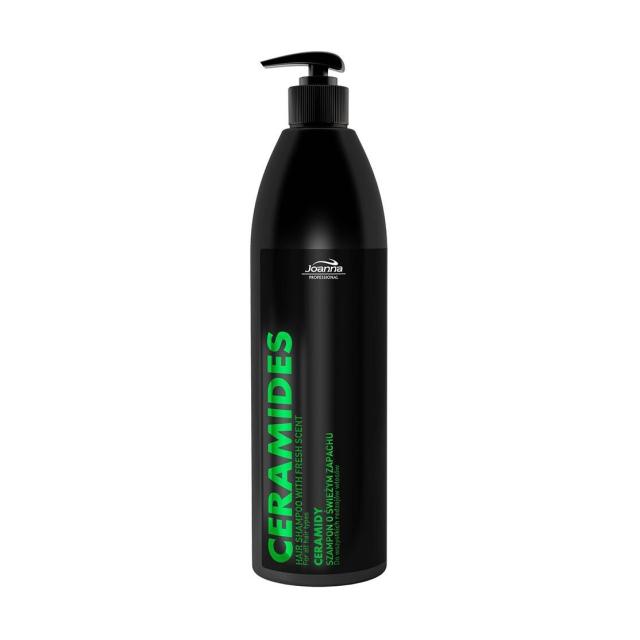 foto шампунь joanna professional ceramides shampoo для всіх типів волосся, з керамідами та ароматом свіжості, 1 л