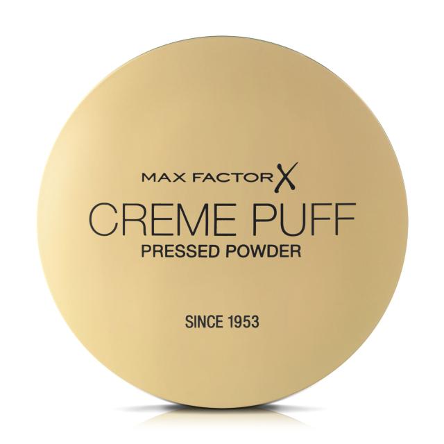 foto компактна пудра для обличчя max factor creme puff pressed powder, 05 translucent, 21 г