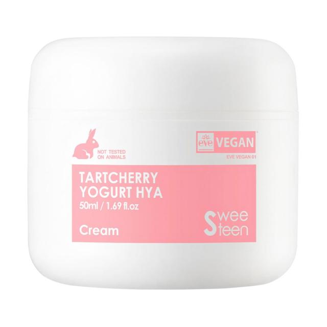 foto крем для обличчя sweeteen tartcherry yogurt hya cream, 50 мл