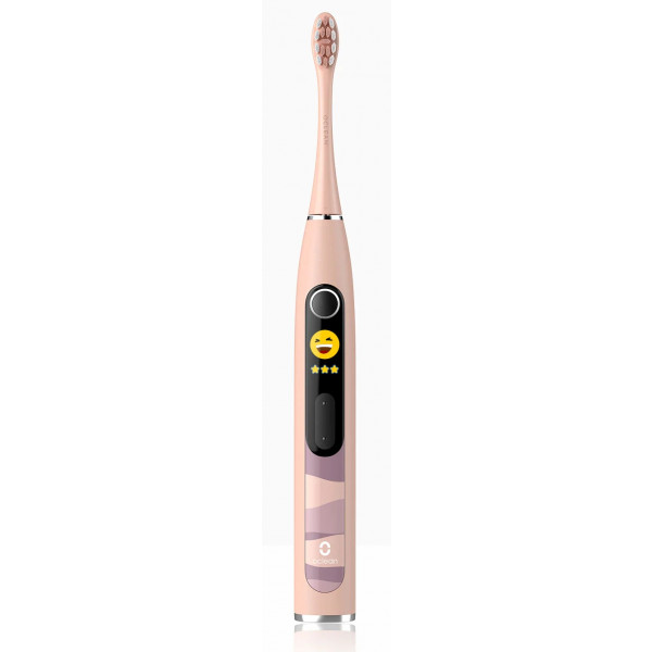 foto зубна щітка електрична oclean x10 electric toothbrush pink