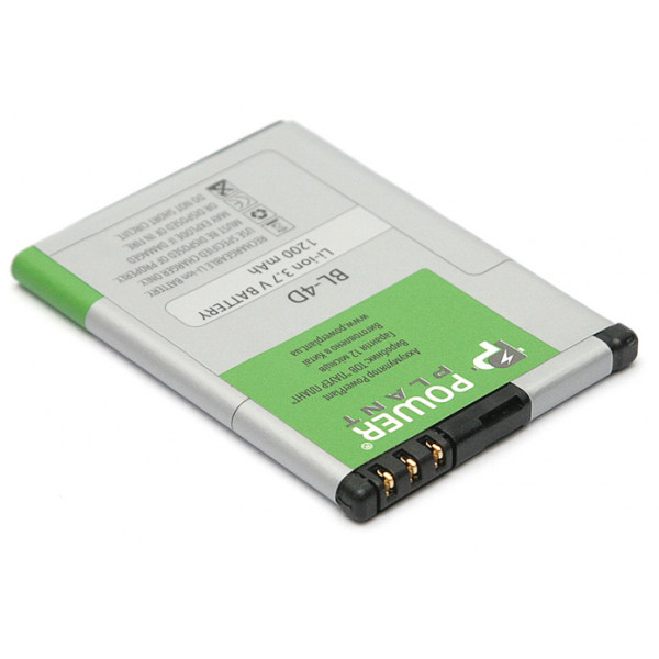foto акумулятор для мобільного телефону powerplant nokia e5, e7 (bl-4d) 1200mah (dv00dv6033)
