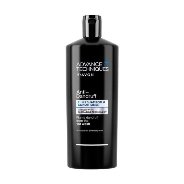 foto шампунь-кондиціонер для волосся avon advance techniques anti-dandruff anti-dandruff 2 in 1 shampoo & conditioner проти лупи, 700 мл
